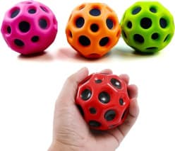 Moon Ball Bouncy Coral Ball Anti Stress Ball (Pack of 1 - Multicolor) (Pack of 1 - Multicolor)