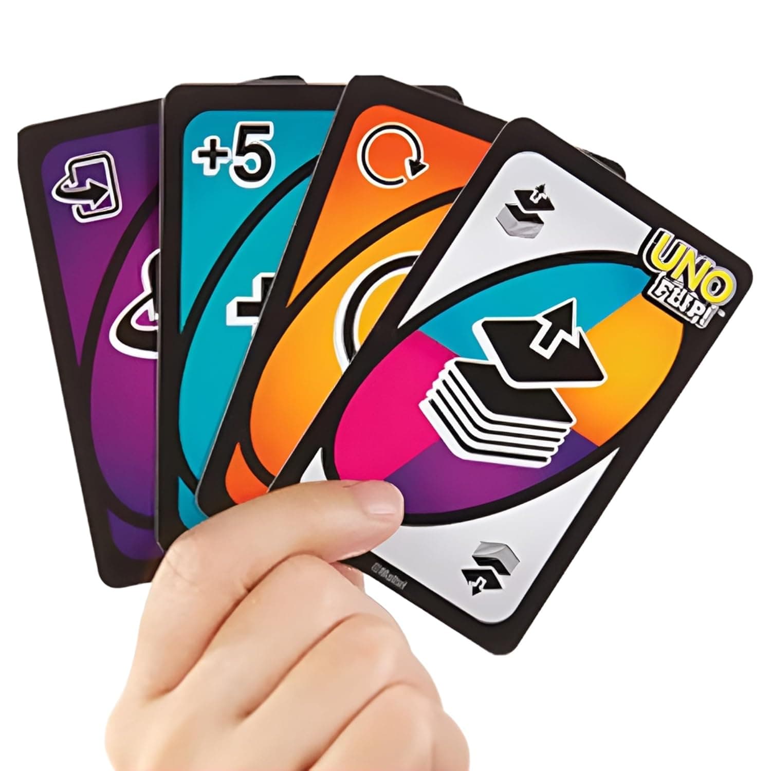 New U|N|O Flip Card Game for Age 7+ Years for 2-5 Players | Card Game | Playing Card Set — view 3