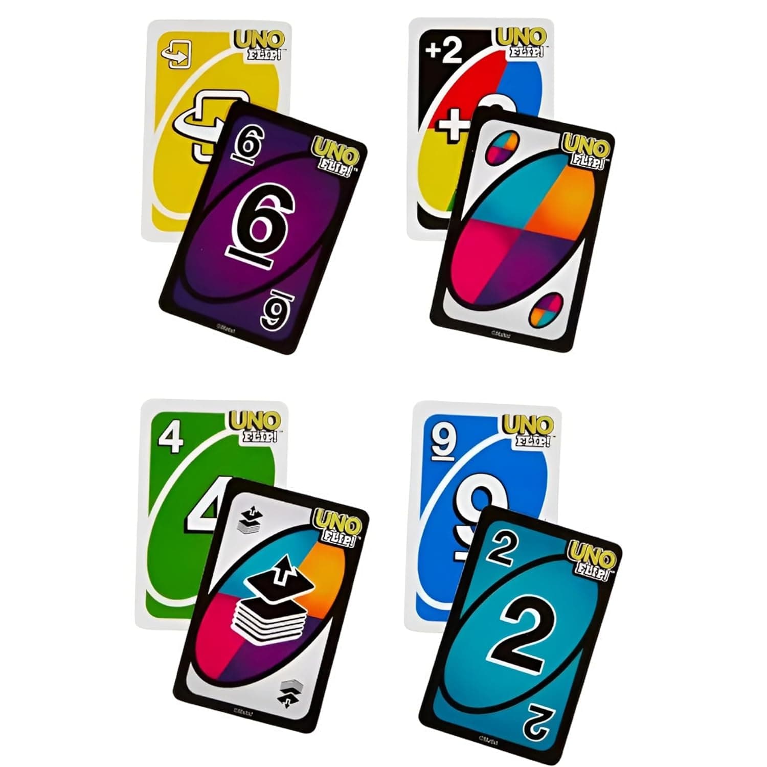 New U|N|O Flip Card Game for Age 7+ Years for 2-5 Players | Card Game | Playing Card Set — view 5