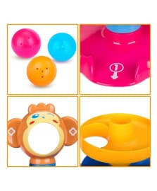 Toy Imagine Ramp Roll, Ball Drop and Roll Swirling Tower for Toddler|3 Puzzle Rattle Balls Non Toxic Material| StackToy for Kids Ages 3+: Interactive Fun Excitement (Roll Ball for Kids)