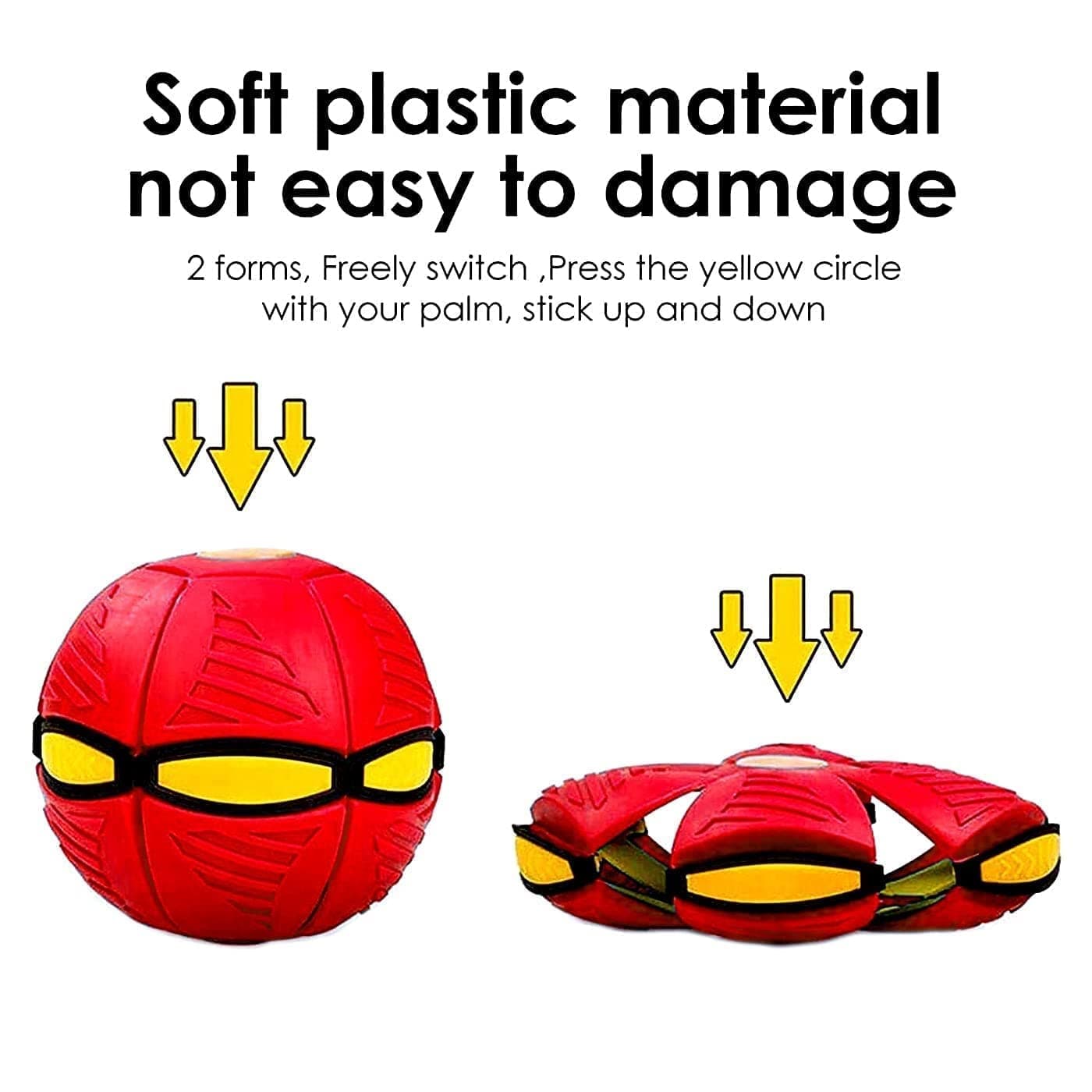 Flying Ball Toy, Flying orb Ball, UFO Magic Ball for Kids, Flying Saucer Ball, Interactive Flying Saucer Toy, Pet Training Toy with LED Light, Air Hover Football Shock Proof — view 11