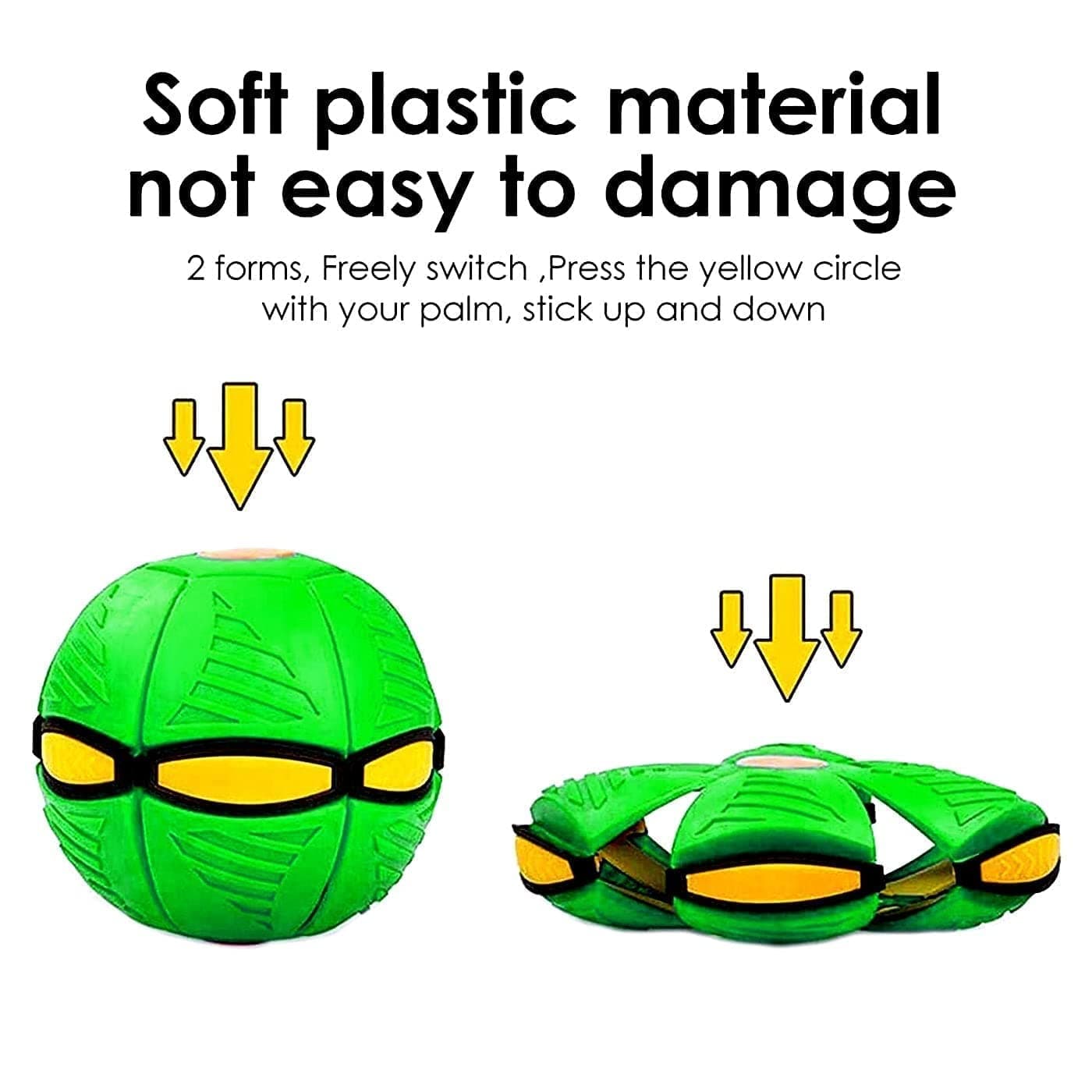 Flying Ball Toy, Flying orb Ball, UFO Magic Ball for Kids, Flying Saucer Ball, Interactive Flying Saucer Toy, Pet Training Toy with LED Light, Air Hover Football Shock Proof — view 20