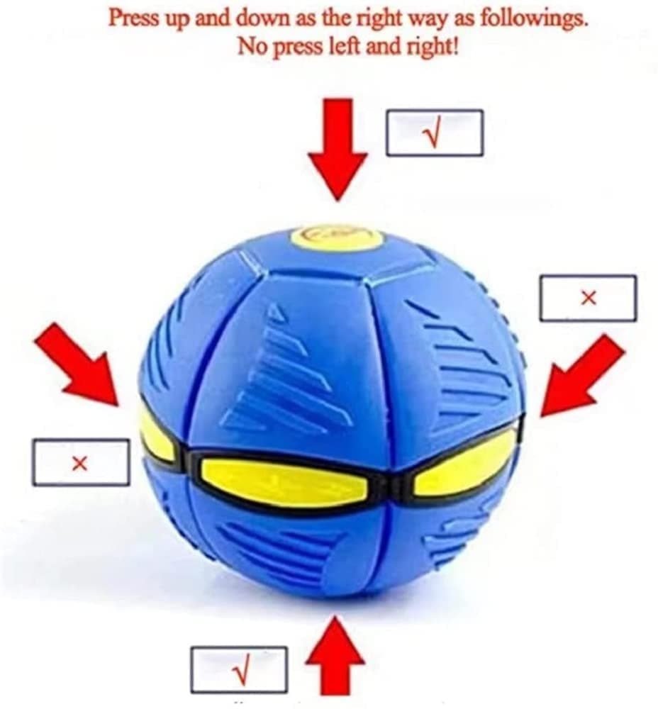 Flying Ball Toy, Flying orb Ball, UFO Magic Ball for Kids, Flying Saucer Ball, Interactive Flying Saucer Toy, Pet Training Toy with LED Light, Air Hover Football Shock Proof — view 29