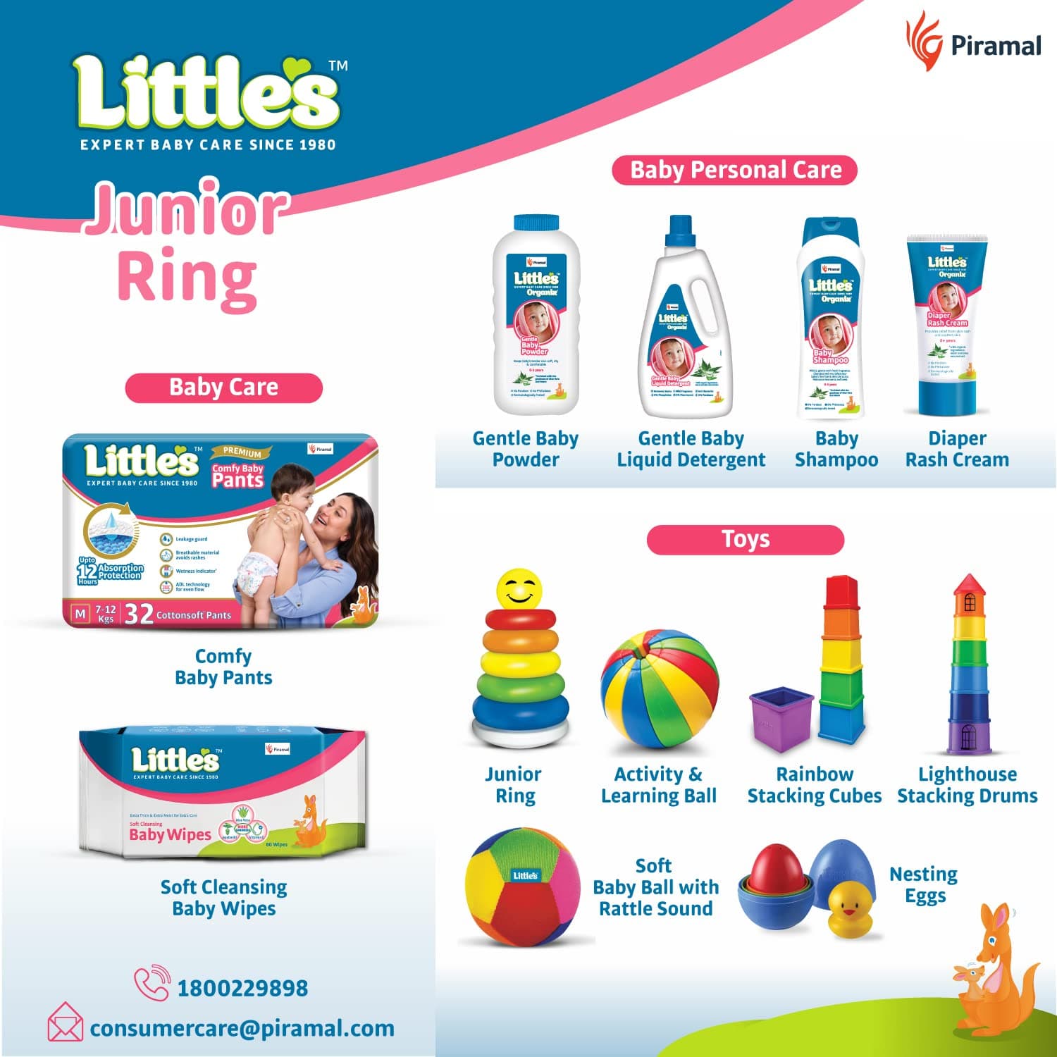 Little's Junior Ring Stacking Toys for Kids With 6 rings — view 7
