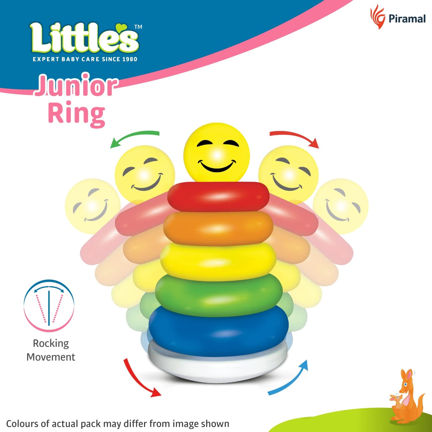 Little's Junior Ring Stacking Toys for Kids With 6 rings — view 12