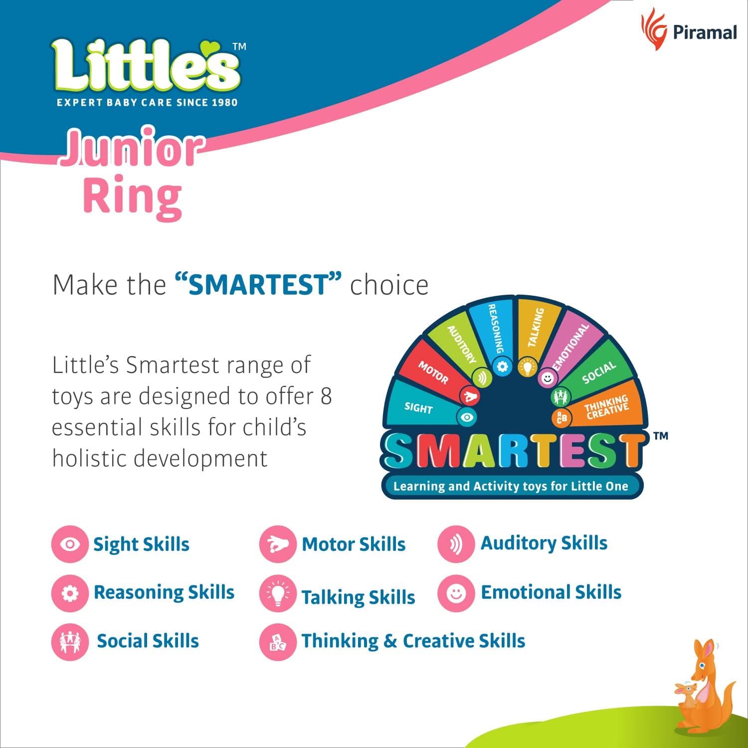 Little's Junior Ring Stacking Toys for Kids With 6 rings — view 13