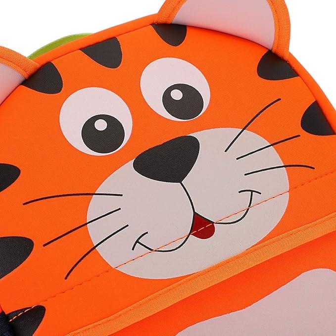 Tiger Toddler Backpack Baby Boys Girls Kindergarten Pre School Bags Cute Neoprene Cartoon Backpacks for Kids