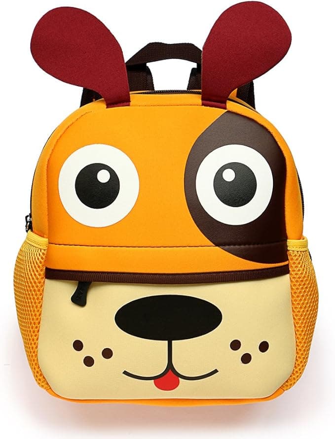 Puppy Toddler Backpack Baby Boys Girls Kindergarten Pre School Bags Cute Neoprene Cartoon Backpacks for Kids