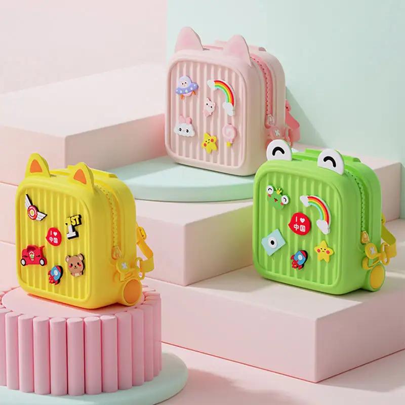 Kids Cute Toddler Mini DIY Premium Backpack - Yellow Color