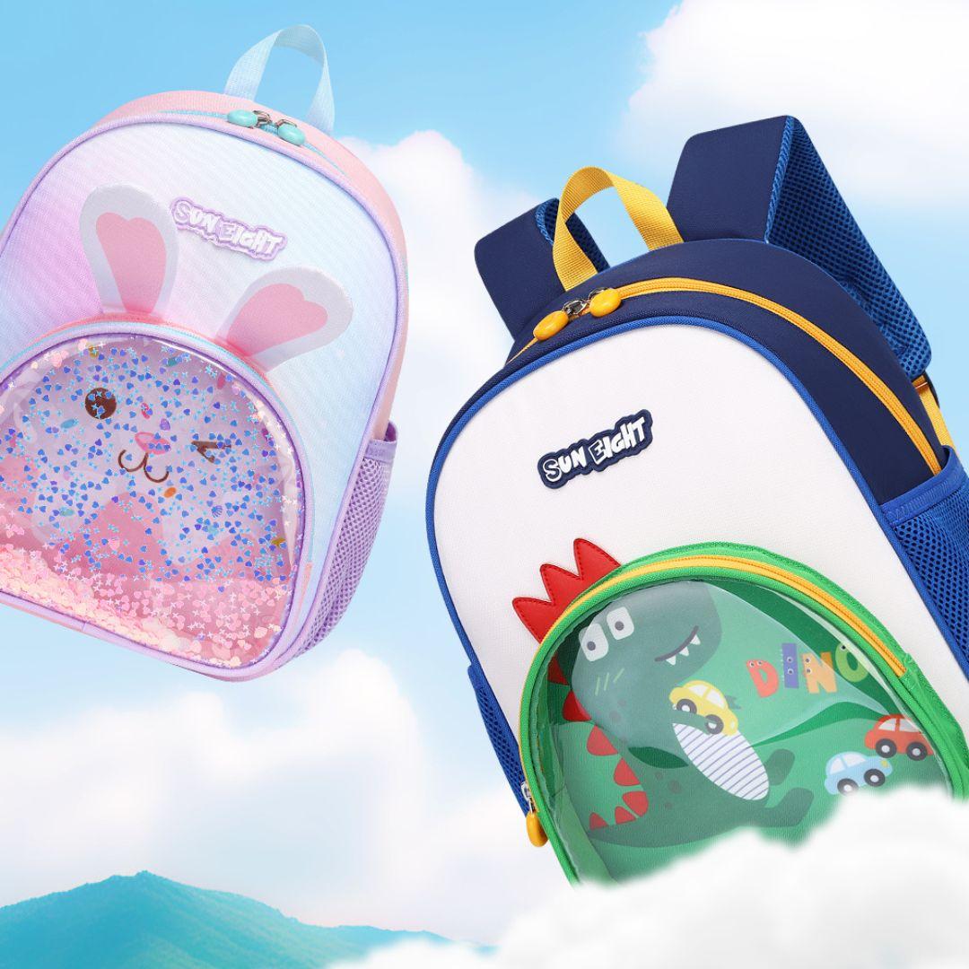 Kids School Bag For 3-6 Years Old Boys and Girls - Rabbit - Pink