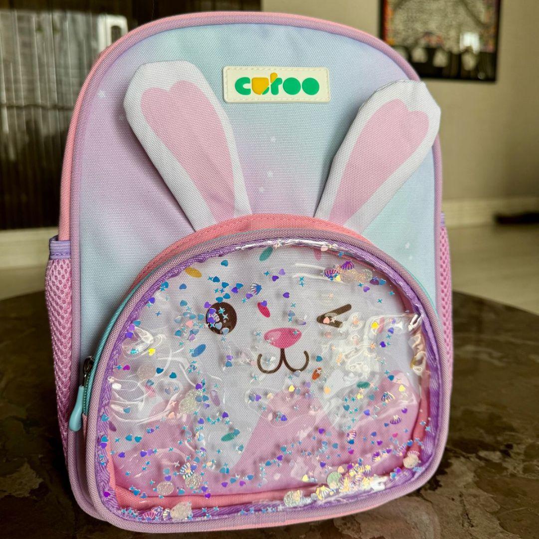 Kids School Bag For 3-6 Years Old Boys and Girls - Rabbit - Pink