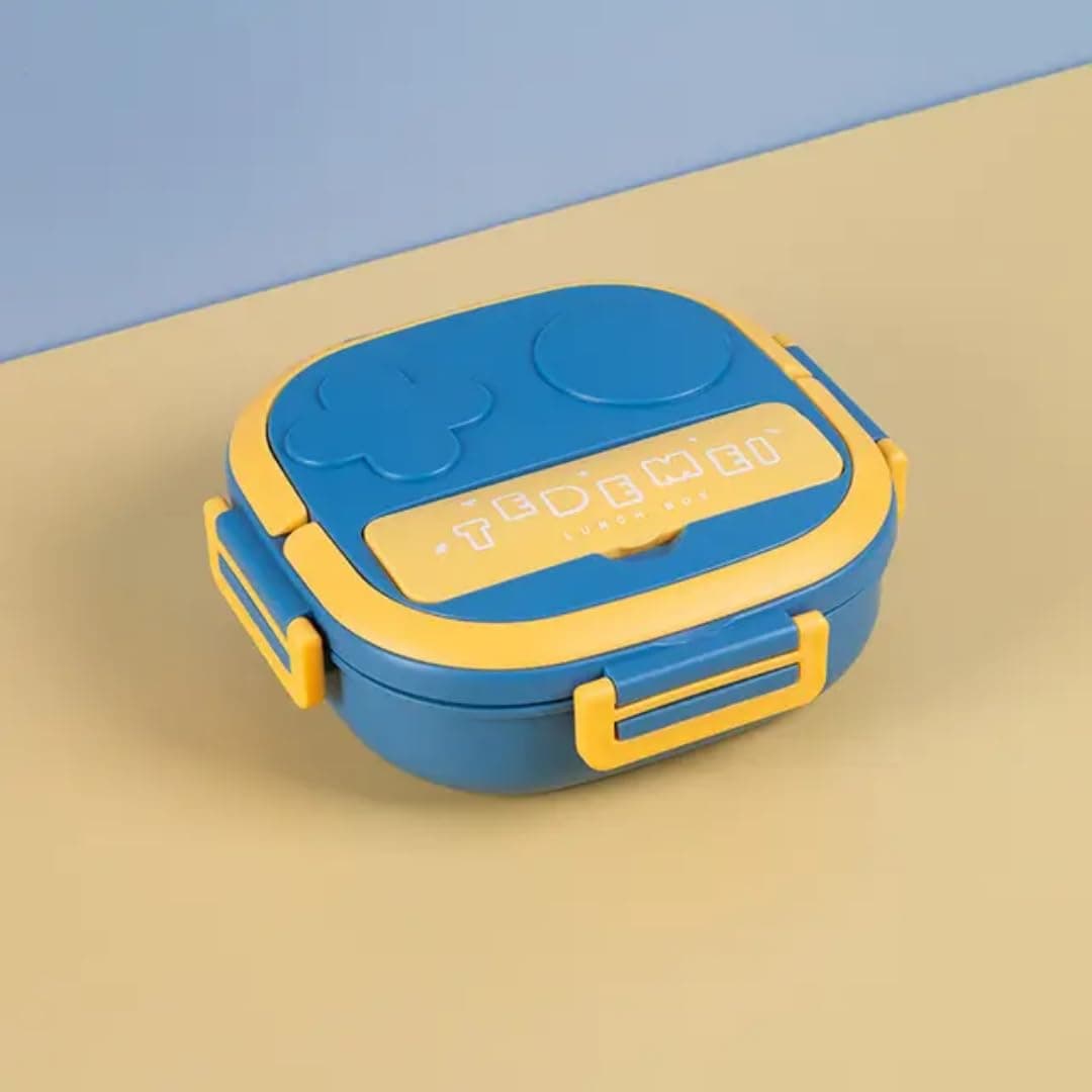500ml Stainless Steel Lunchbox Compact Leakproof Food Container with Silicone-Sealed Lid for Meal Prep