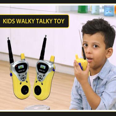 2 Way Walkie-Talkie Toy (2 Pcs Set) For 5 To 12 Years Boys And Girls - Indoor and Outdoor Multipurpose Use