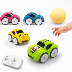 Magic Induction RC Intelligent Sensor Car – 2.4GHz Remote Control Mini Car with Smart Music & LED Lighting, Line Sensing Infrared Following CAr