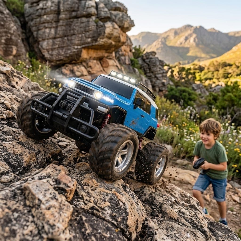 KIDOYZ RC High-Speed Off-Road Remote Control SUV – 2.4GHz All-Terrain Monster Truck with Shock Absorbers for Kids (Ages 6+) — view 3