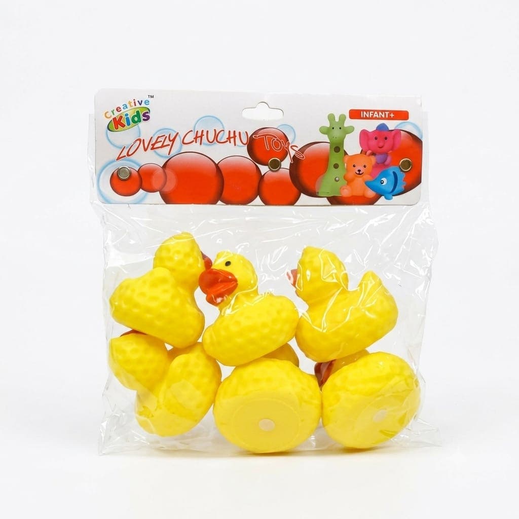 Kidoyz Splashy Duck Family – 6 Pcs Chu-Chu Toys