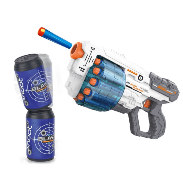 Soft New Dart Gun Large children's gun with soft bullets and targets — view 3