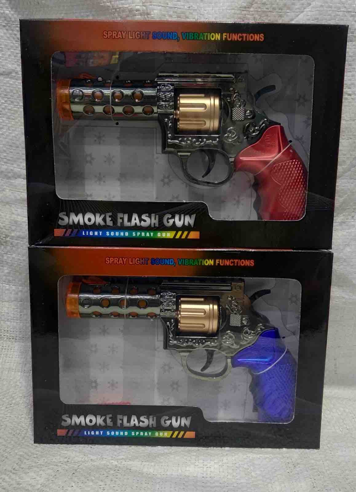 Musical Smoke Lightning Toy Gun for Kids with Sound Moving Barrel Revolving Bullet Blaster Guns Battery Operated Durable Fun Pretend Play Weapon — view 4
