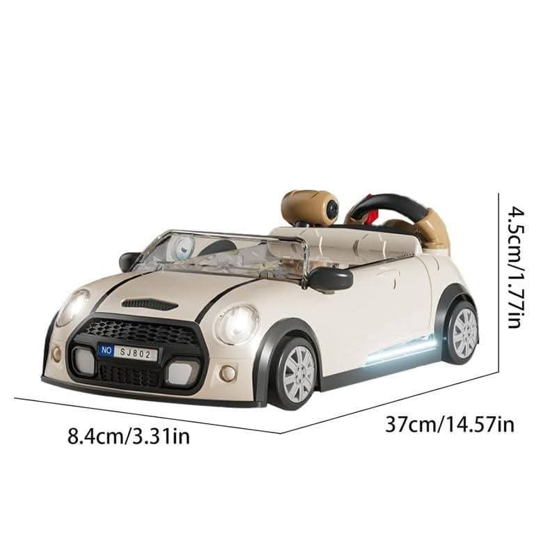 Kidoyz MINI COOPER Racing Car Adventure Game Steering Wheel Toy with Lights & Sounds | Interactive Driving Simulator Toy for Kids — view 3