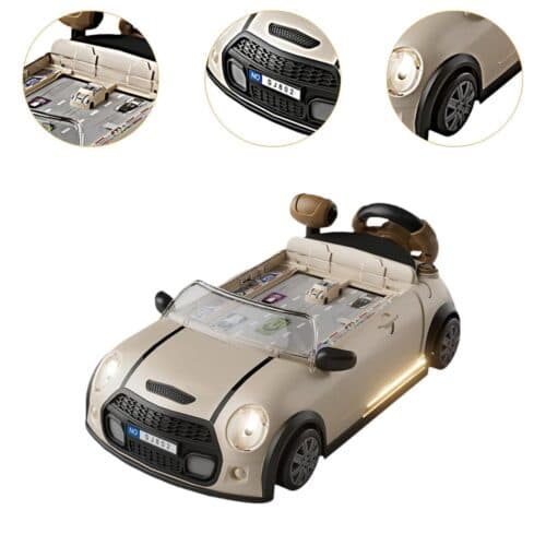 Kidoyz MINI COOPER Racing Car Adventure Game Steering Wheel Toy with Lights & Sounds | Interactive Driving Simulator Toy for Kids — view 4