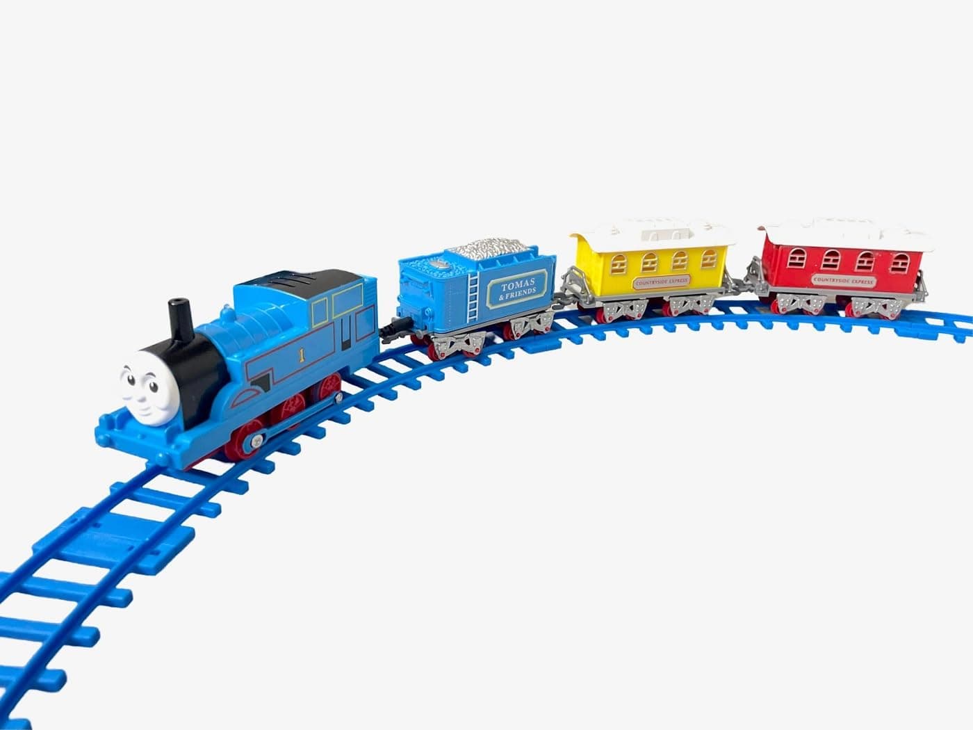 Kidoyz Thomas Train Battery Operated Toy with Light & Sound | Electric Toy Train for Kids | Moving Train Playset for Boys & Girls | Fun Pretend Play, Indoor Activity & Gift for Kids — view 2