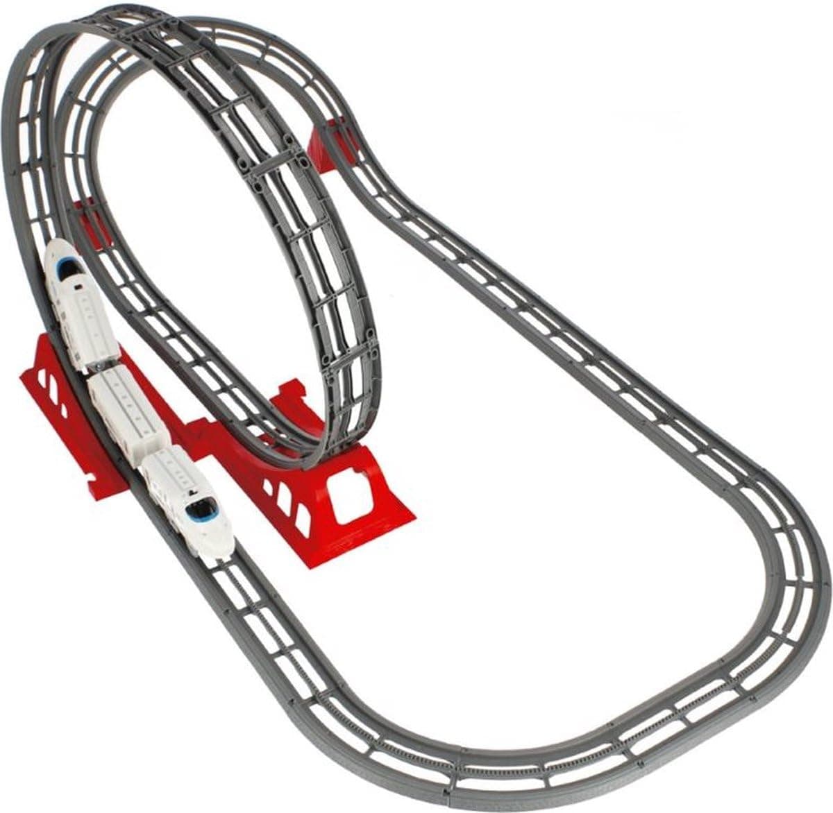 Toys Train Set for Kids, Batteries Operated Toy Train Set with Light and Sound, Railway Track Toys for Boys — view 4