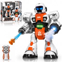 Remote Control Multi-Function Robot With Lights, Music & Spray Effect