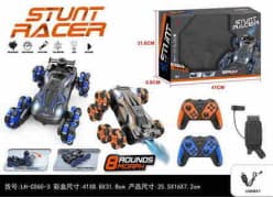 8-Wheel Stunt Racer RC Car with Smoke & Hand Gesture Sensor | Morphing Remote Control Stunt Car for Kids