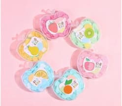 Apple Design Paper Soap Case | Fruit Scented Hand Wash Soap Sheets | Assorted Designs | Color as per Stock dispatched