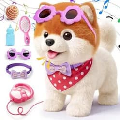 Remote Control AI Dog Toy with 11 Poems & 5 Voices | Touch-Response Walking Puppy with Accessories for Kids
