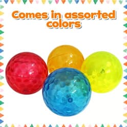 Jumbo Crystal Ball Toy | Big Faceted Transparent Ball For Kids | Assorted Colours, Color As Per Stock | Pack of 1