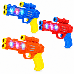Space Flashlight Sound Gun Toy With Lights & Sound | 27 cm Space Design Toy Gun For Kids | Color As Per Stock