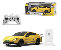 Big Size RC EV Car with Auto Park, Indicator Lights & Horn | 1:12 Scale Remote Control Electric Car | Color as per Stock dispatched