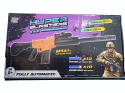 M4A1 Fully Automatic Soft Dart Blaster Gun | Hyper Blasters Rechargeable 7.4V Li-Ion Toy Rifle with Scope | Ages 8+