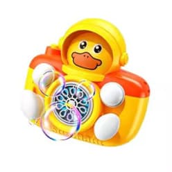 Duck Bubble Camera Toy | Electric Bubble Machine Blower for Kids | Color as per Stock Dispatched | Pack of 1 Pc