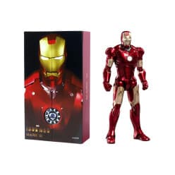 Iron Man Mark III (MK3) 1:10 Scale 18 cm Action Figure | Poseable Collectible Superhero Figure