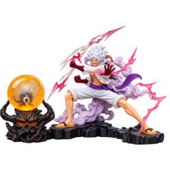 One Piece Luffy Gear 5 Onigashima 15 cm LED Lamp Figure | PVC Collectible Anime Display