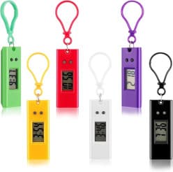 Mini Digital Keychain Gadget with LCD Display | Compact Pocket Keyring Return Gift | Random Color as per Stock Dispatched | Pack of 1 Pc