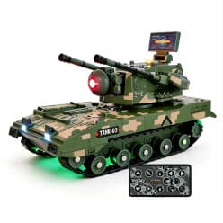 Trasped HG4 1:64 Mini Alloy RC Tank With 360 Degree Rotation | Remote Control Toy Tank For Kids & Hobbyists