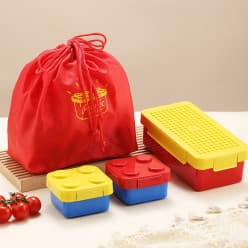 Building Blocks Bento Lunch Box Lego Style
