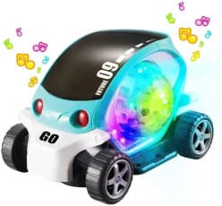 Future Musical 360 Degree Stunt Rotating Car with 4D Lights & Sounds for Kids (Multicolor)