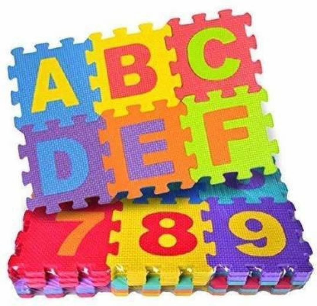 36 piece Art and Puzzle Mat for Kids  (Multicolor)