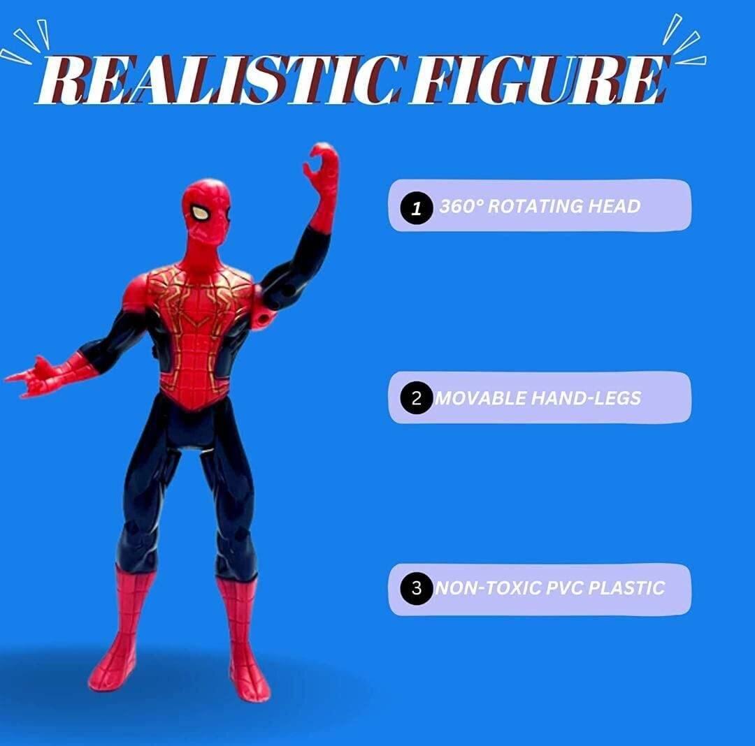 Avenger Toy Set- Captain America , Iron man , Spiderman , Hulk & Thanos  (Multicolor)