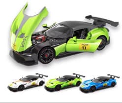 Die Cast 1:22 Aston Martin GT Metal Car Toy Model with Light & Sound for Kids (Multicolor, Pack of: 1)