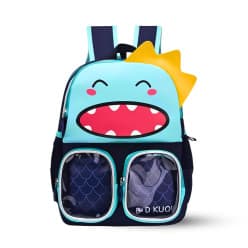 Trendy Cartoon Character Backpack for Kindergarten - Fun, Durable, Spacious with Front Pockets - Yellow