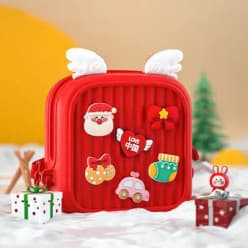 Kids Cute Toddler Mini DIY Premium Backpack - Red Color