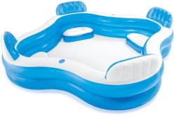 CENTER FAMILY LOUNGE POOL 56475 Inflatable Swimming Pool (White, blue)