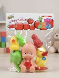 KIDOYZ Soft Baby Chu Chu Squeeze Toys for Babies (Pack of 6) – Safe & Non-Toxic Infant Bath Toys (18-Set Box Pack)