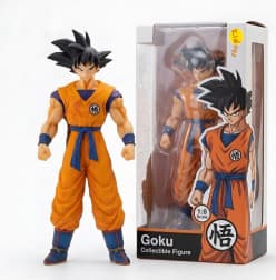 KIDOYZ Premium Dragon Ball Z Son Goku Action Figure (1: 8 Scale, 7 Inch) β Anime Collectible Statue for Desk, Gaming Setup & Car Dashboard Decor