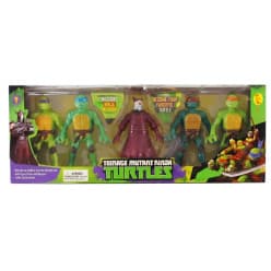 KIDOYZ Ninja Turtles Action Figure Playset (Pack of 6) β 5-Inch Posable Superhero Figures with Weapons & Movable Joints for Kids